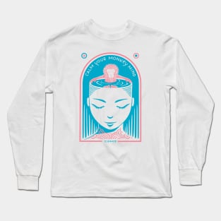 Calm your monkey mind Long Sleeve T-Shirt